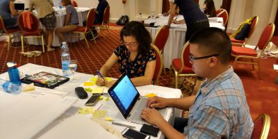 ELPUB2017 Participants at ELPUB 2017 collaborating