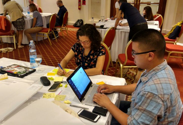 ELPUB2017 Participants at ELPUB 2017 collaborating