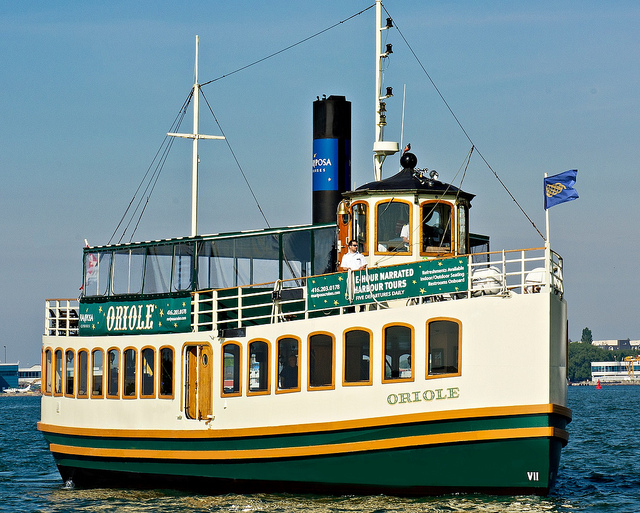 Exterior of the Oriole cruise boat